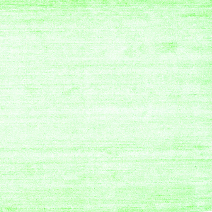 Round Machine Washable Solid Green Modern Area Rugs, wshcon1417grn