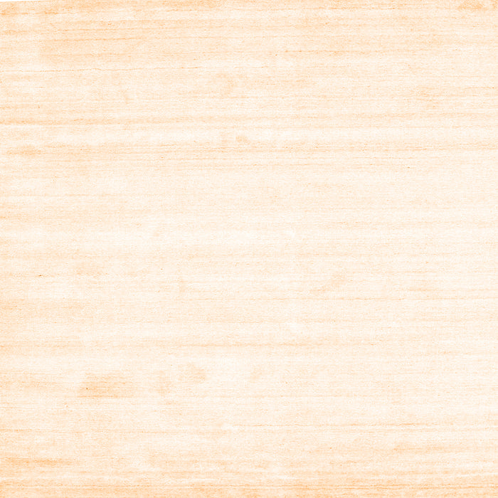 Round Machine Washable Solid Orange Modern Area Rugs, wshcon1417org