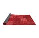 Patchwork Red Transitional Area Rugs