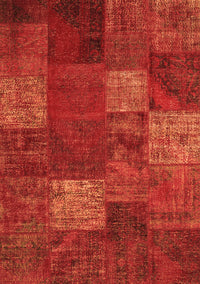 Patchwork Orange Transitional Rug, con1418org