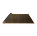 Sideview of Abstract Brown Contemporary Rug, con1419brn