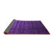 Sideview of Abstract Purple Contemporary Rug, con1419pur