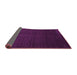 Sideview of Abstract Pink Contemporary Rug, con141pnk