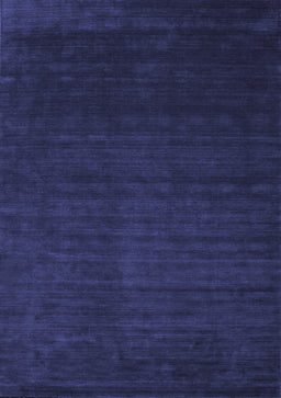 Abstract Blue Contemporary Rug, con141blu