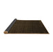 Sideview of Abstract Brown Contemporary Rug, con141brn