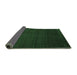 Sideview of Abstract Emerald Green Contemporary Rug, con141emgrn