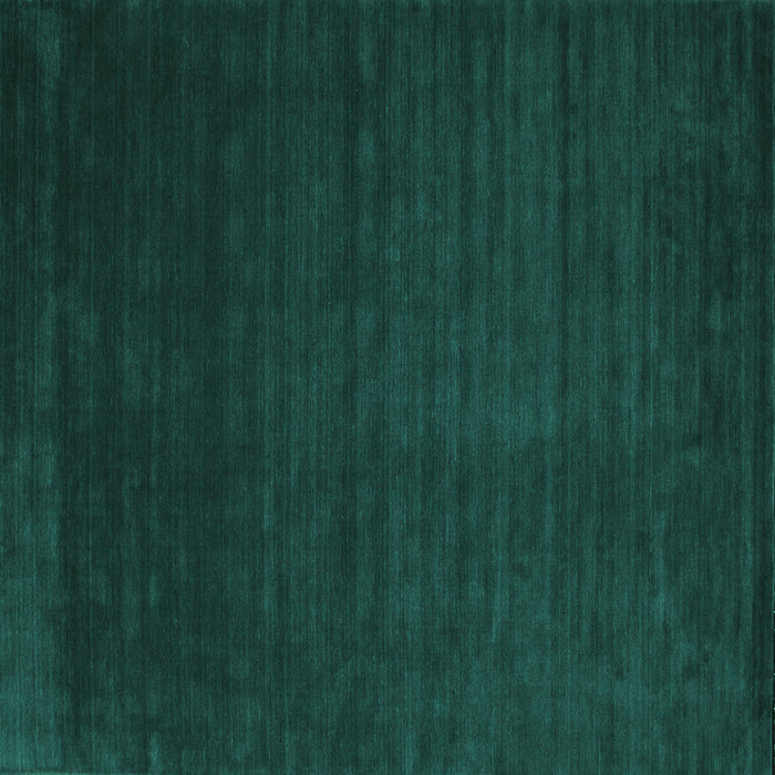 Square Machine Washable Abstract Turquoise Contemporary Area Rugs, wshcon141turq