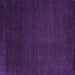 Square Abstract Purple Contemporary Rug, con141pur