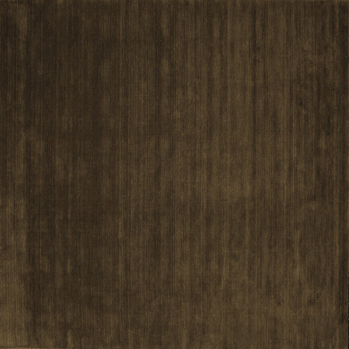 Square Machine Washable Abstract Brown Contemporary Rug, wshcon141brn