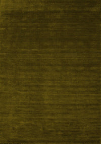 Abstract Yellow Contemporary Rug, con141yw