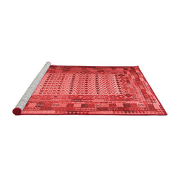 Transitional Red Washable Rugs