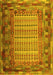 Patchwork Yellow Transitional Rug, con1420yw