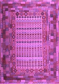 Patchwork Purple Transitional Rug, con1420pur