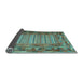 Sideview of Patchwork Light Blue Transitional Rug, con1420lblu