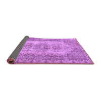 Abstract Purple Contemporary Rug, con1421pur