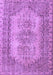 Machine Washable Abstract Purple Contemporary Area Rugs, wshcon1421pur