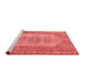 Contemporary Red Washable Rugs