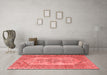 Contemporary Red Washable Rugs