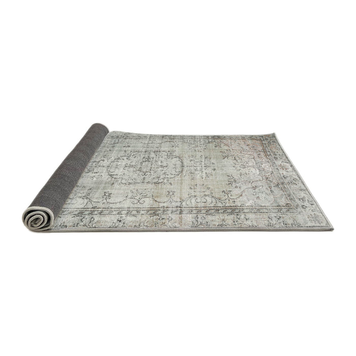 Thickness of Contemporary Gray Modern Rug, con1422