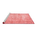 Contemporary Red Washable Rugs