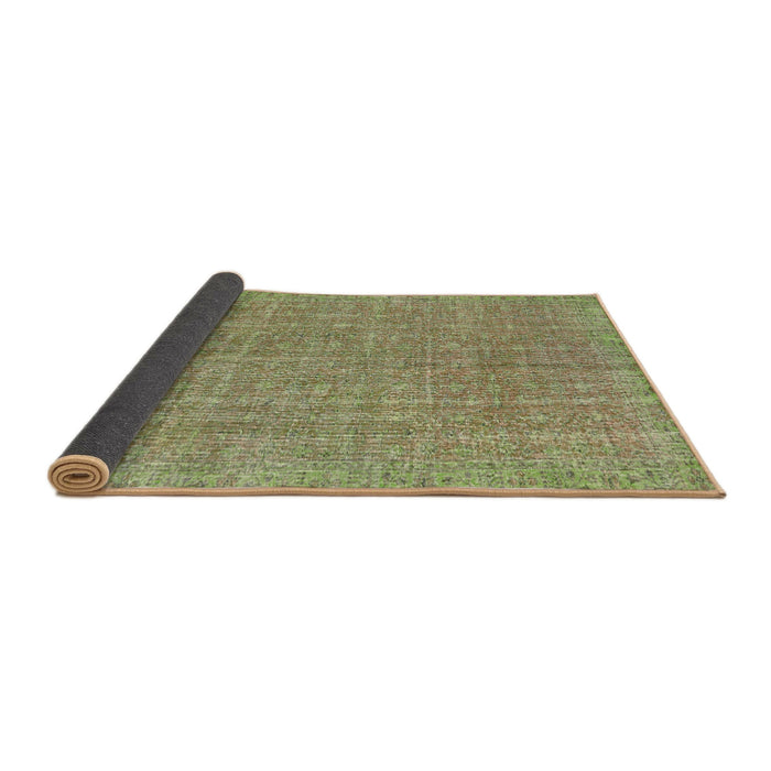 Thickness of Contemporary Avocado Green Modern Rug, con1423