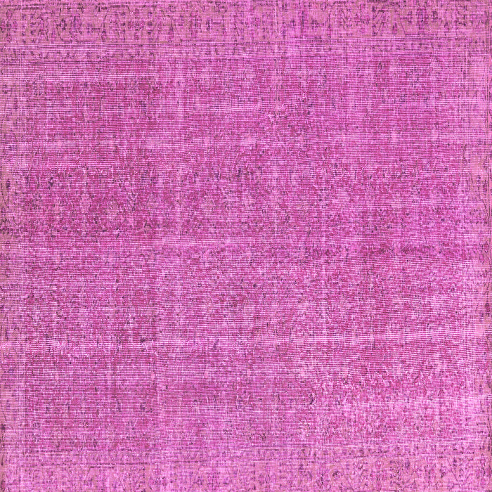 Square Abstract Pink Contemporary Rug, con1423pnk