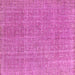 Square Abstract Pink Contemporary Rug, con1423pnk