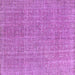 Square Machine Washable Abstract Purple Contemporary Area Rugs, wshcon1423pur