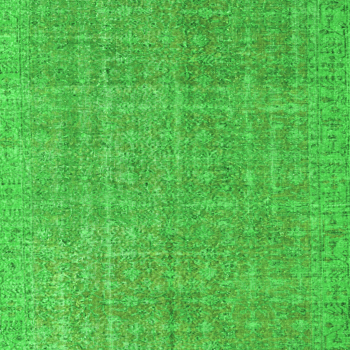 Serging Thickness of Machine Washable Abstract Green Contemporary Area Rugs, wshcon1423grn