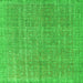 Serging Thickness of Abstract Green Contemporary Rug, con1423grn