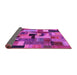 Sideview of Patchwork Pink Transitional Rug, con1426pnk