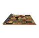 Sideview of Patchwork Brown Transitional Rug, con1426brn