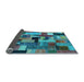 Sideview of Patchwork Light Blue Transitional Rug, con1426lblu