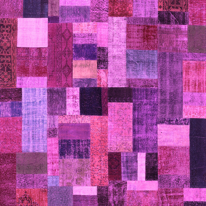 Patchwork Pink Transitional Rug, con1426pnk
