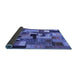 Sideview of Patchwork Blue Transitional Rug, con1426blu