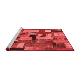 Transitional Red Washable Rugs