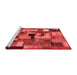 Transitional Red Washable Rugs