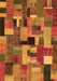 Patchwork Orange Transitional Rug, con1426org