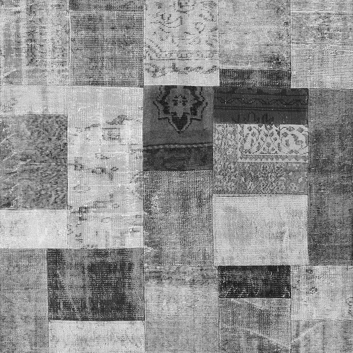 Patchwork Gray Transitional Rug, con1427gry