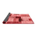 Patchwork Red Transitional Area Rugs