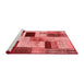 Transitional Red Washable Rugs