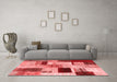 Transitional Red Washable Rugs