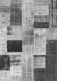 Patchwork Gray Transitional Rug, con1428gry