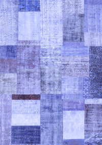 Patchwork Blue Transitional Rug, con1429blu