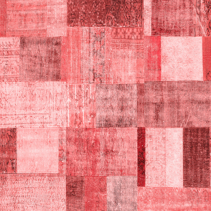 Patchwork Red Transitional Rug, con1429red