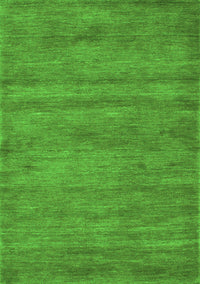 Abstract Green Contemporary Rug, con142grn