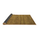 Sideview of Abstract Brown Contemporary Rug, con142brn