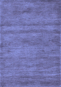 Abstract Blue Contemporary Rug, con142blu