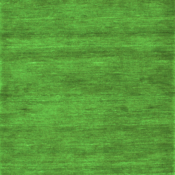 Serging Thickness of Machine Washable Abstract Green Contemporary Area Rugs, wshcon142grn