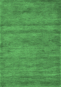 Abstract Emerald Green Contemporary Rug, con142emgrn